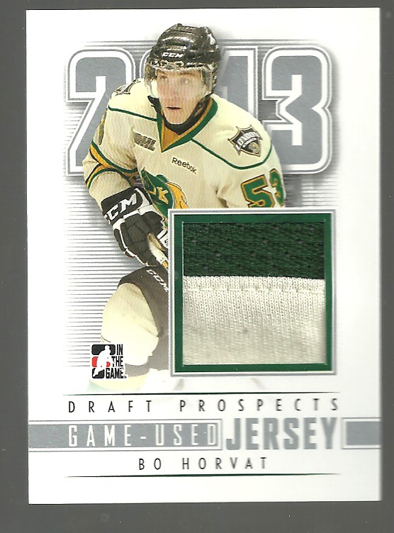 2012-13 ITG Draft Prospects Jerseys #M04 Bo Horvat (image for) 2012-13 ITG Draft Prospects Jerseys #M04 Bo Horvat